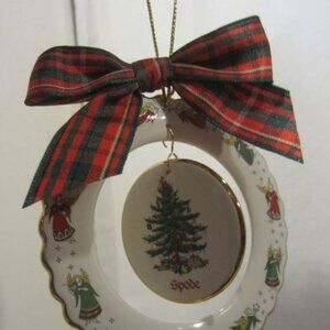 SPODE Christmas tree ceramic ornament NEW